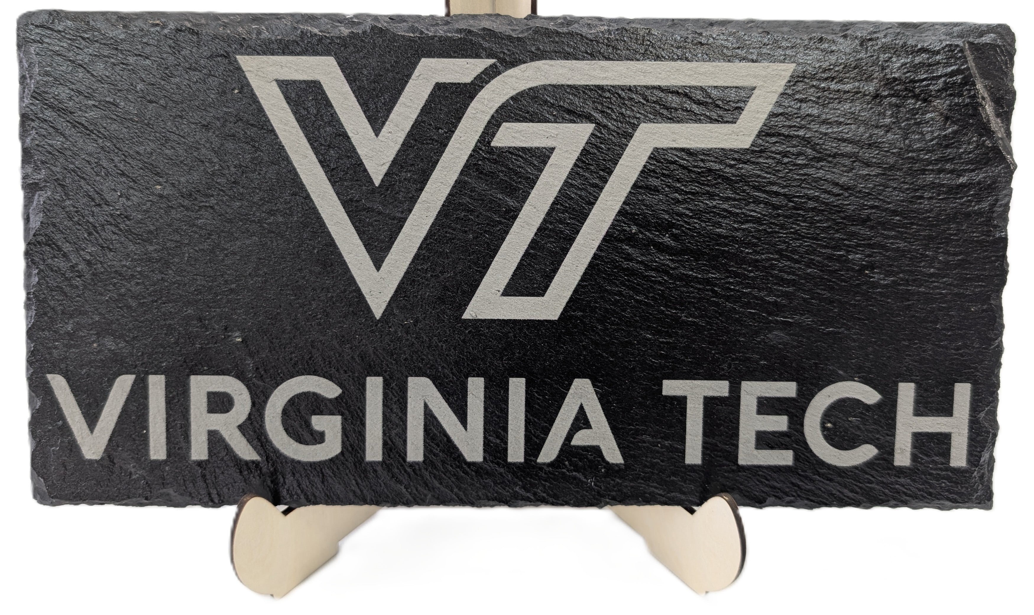 Virginia Tech Laser Engraved Slate Trivet