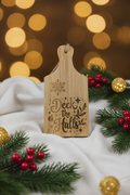 Deck The Halls Small Bamboo Cutting Board