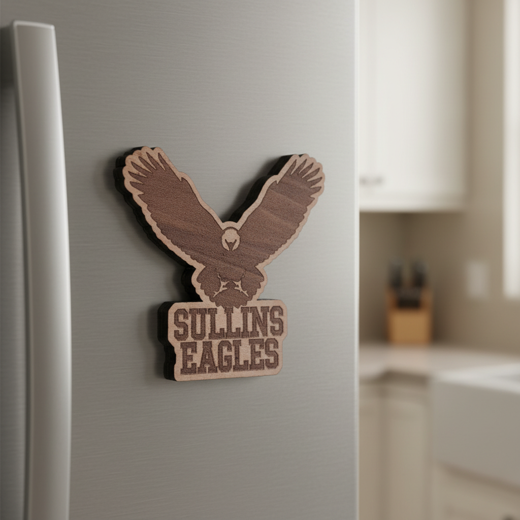 Sullins Eagles Magnet on Refrigerator